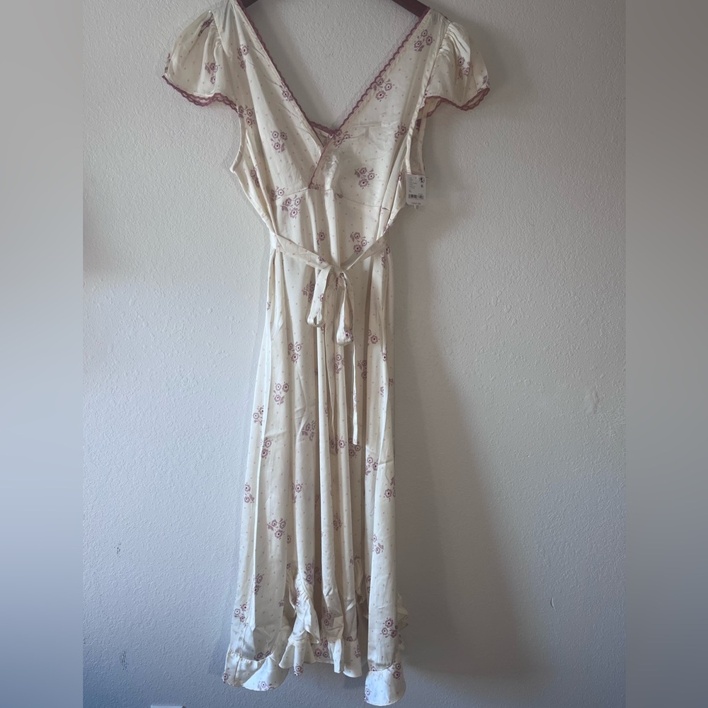 NWT! Free People Haven Embroidered Midi Dress - Picture 12 of 15